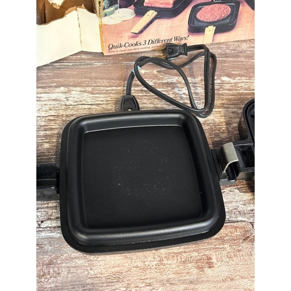 Master Chef Hamburger Sandwich Quik‎ Cooker Electric Griddle Model 3041 - Picture 3 of 11